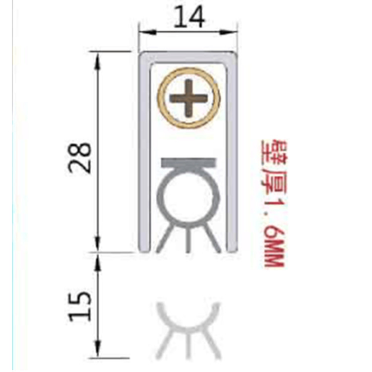 樂(lè)朗五金門(mén)底防塵器